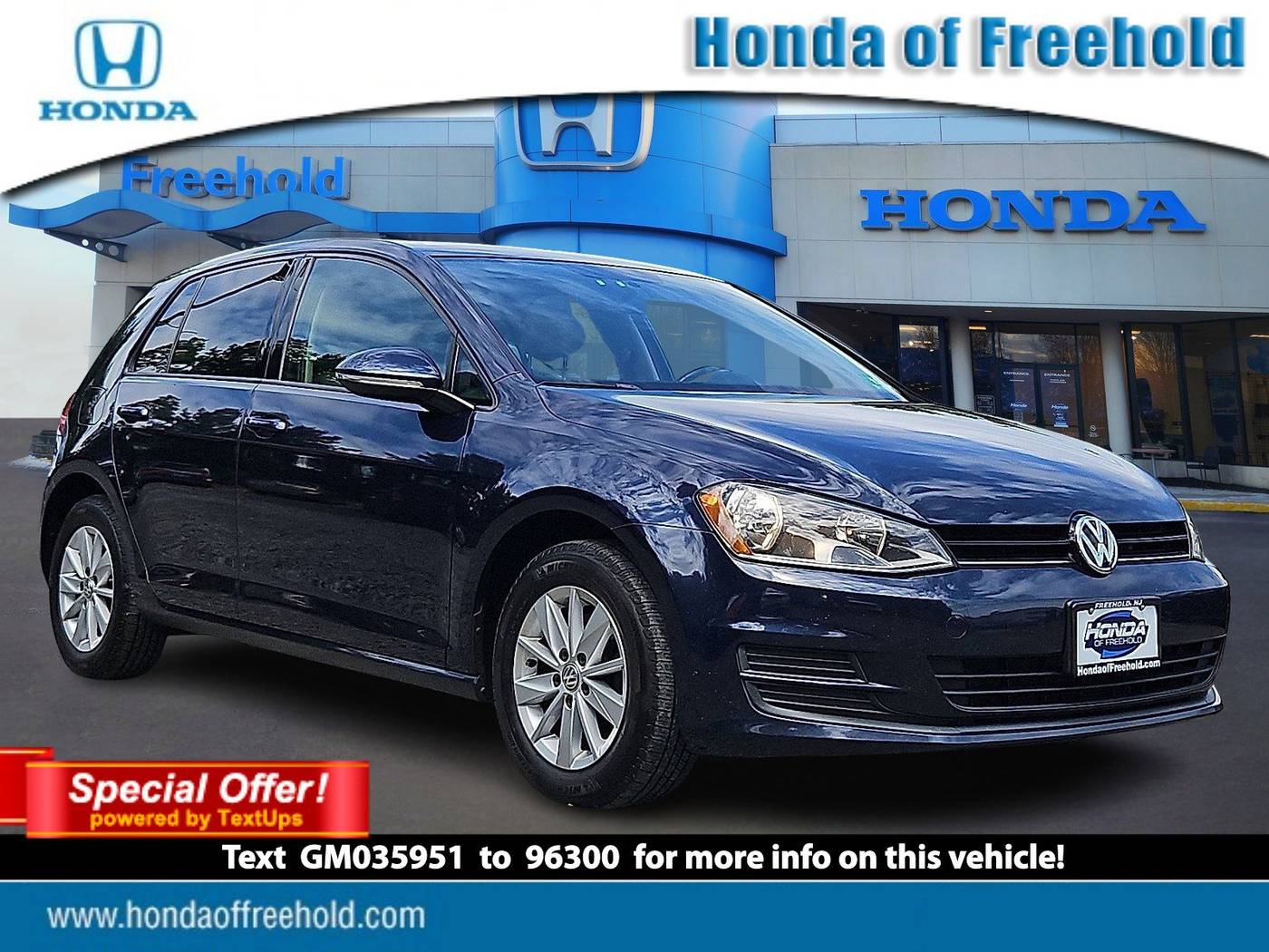 2016 Volkswagen Golf TSI S — Hatchback — 112,175 mi — Freehold, NJ