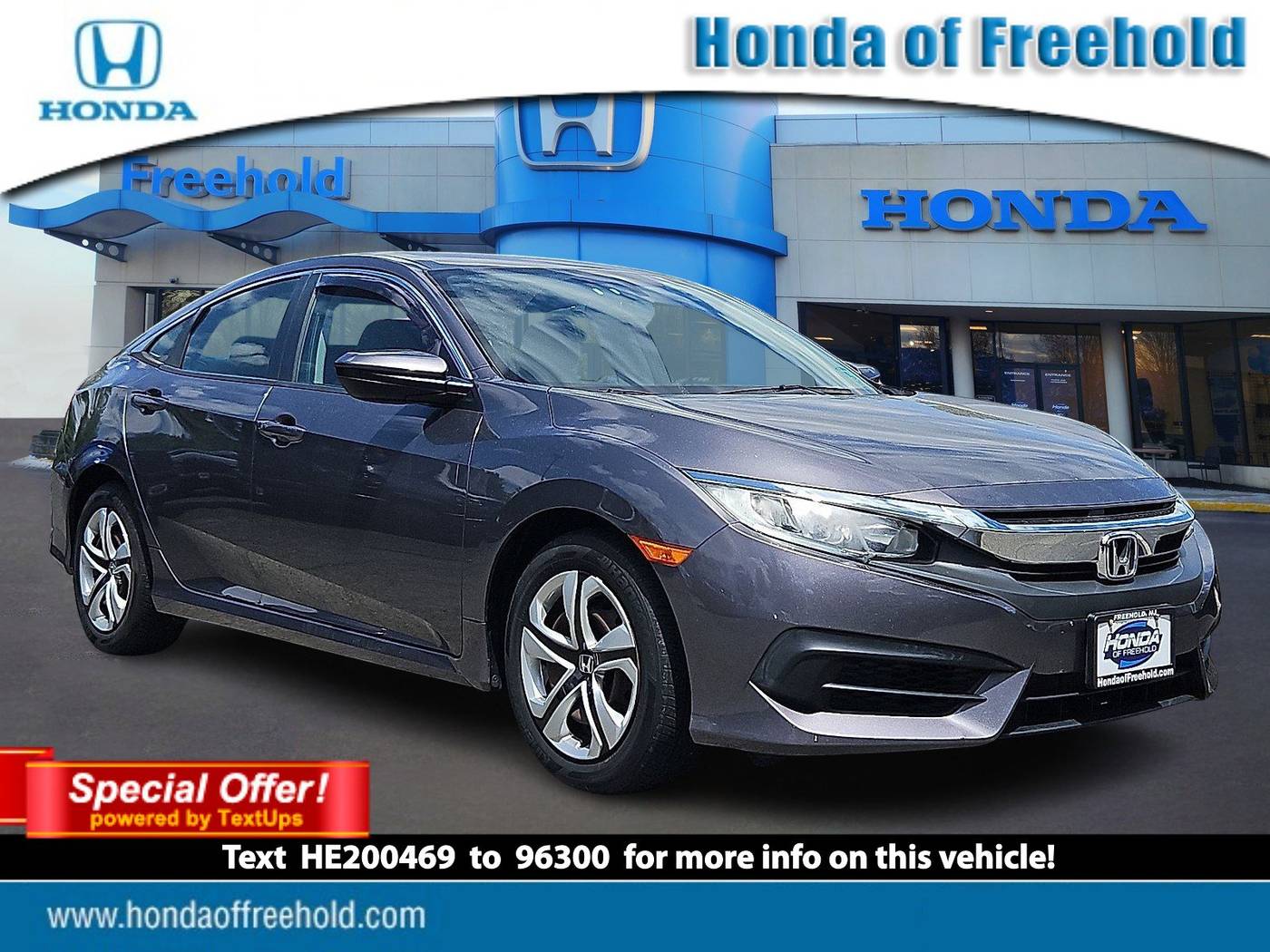 2017 Honda Civic LX — Sedan — 16,057 mi — Freehold, NJ