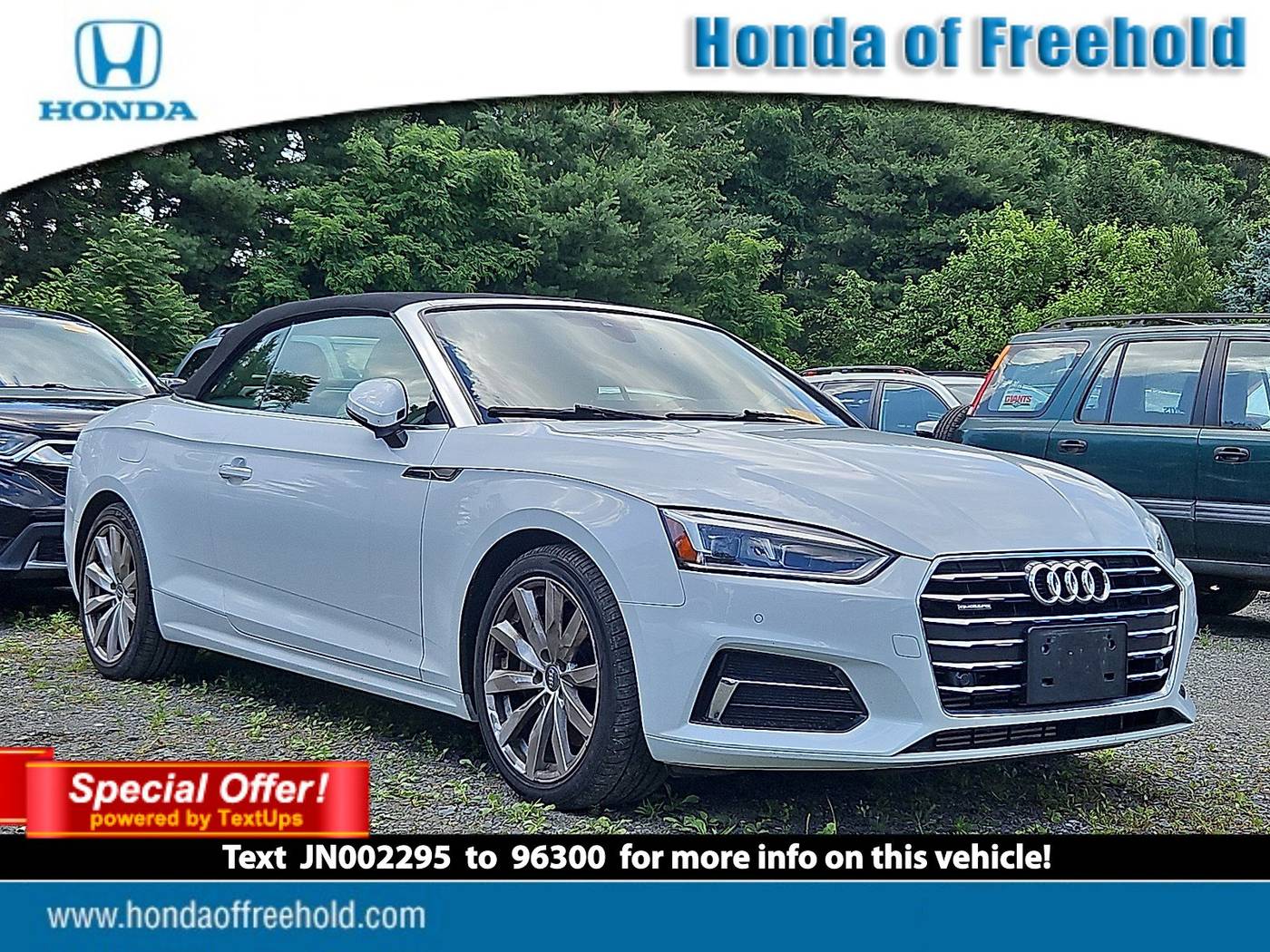 2018 Audi A5 Premium Plus — Convertible — 58,880 mi — Freehold, NJ