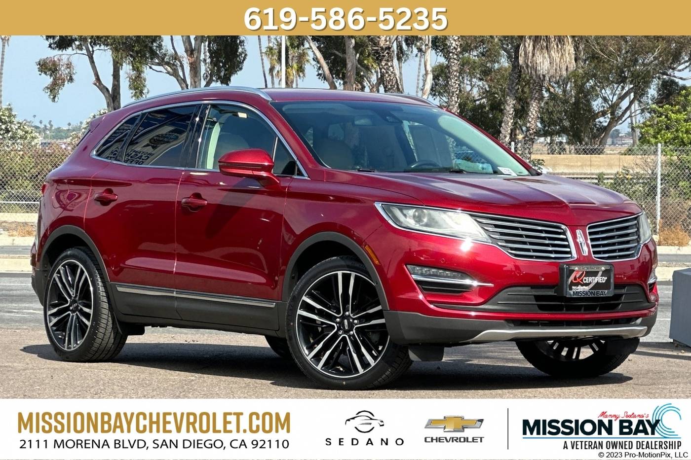 2017 Lincoln MKC Reserve — SUV — 36,411 mi — San Diego, CA