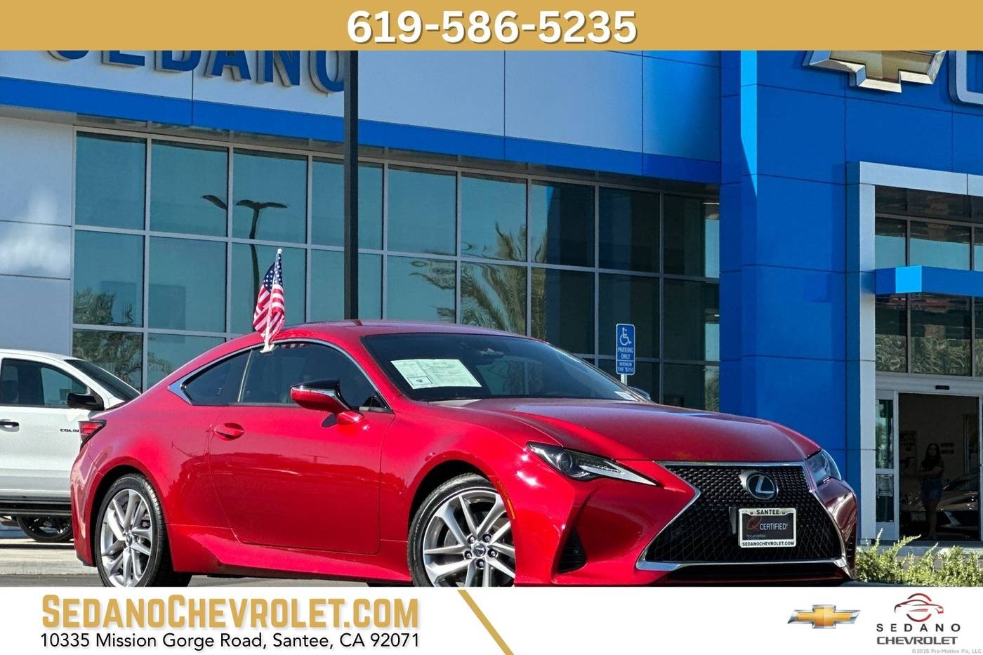 2019 Lexus RC RC 300 — Coupe — 38,241 mi — Santee, CA