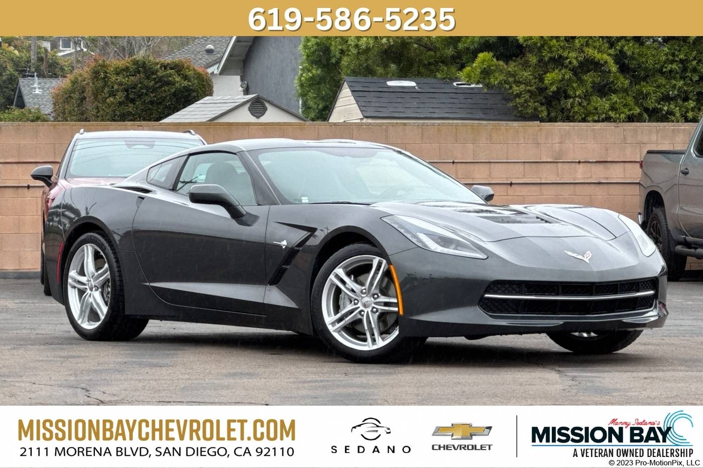 2017 Chevrolet Corvette 1LT — Coupe — 64,811 mi — San Diego, CA