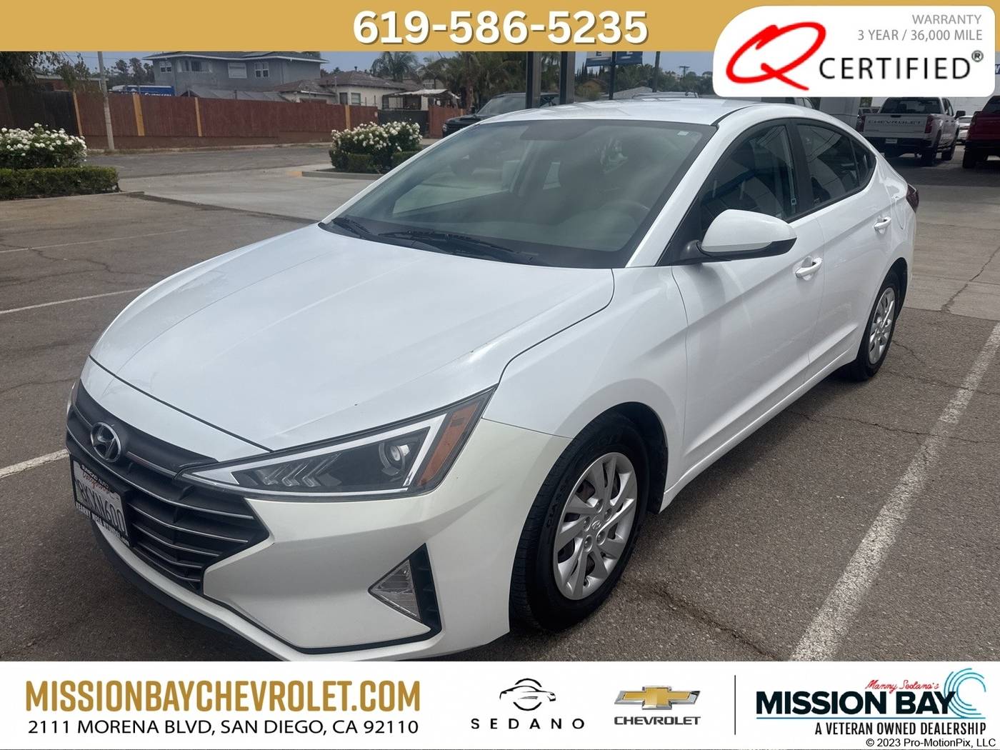 2019 Hyundai Elantra SE — Sedan — 46,165 mi — San Diego, CA