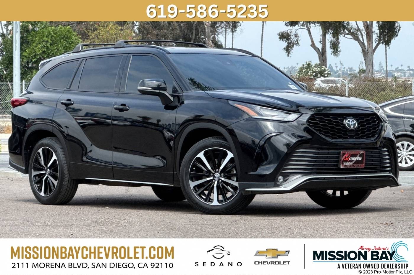 2021 Toyota Highlander XSE — SUV — 58,859 mi — San Diego, CA
