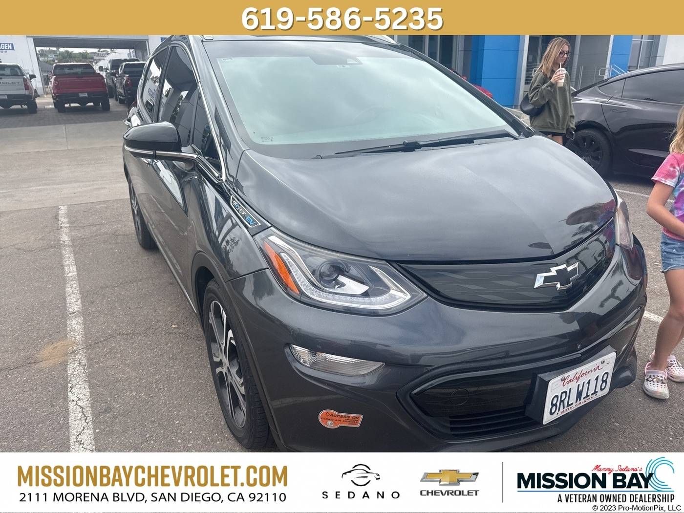 2017 Chevrolet Bolt EV Premier — Hatchback — 108,300 mi — San Diego, CA