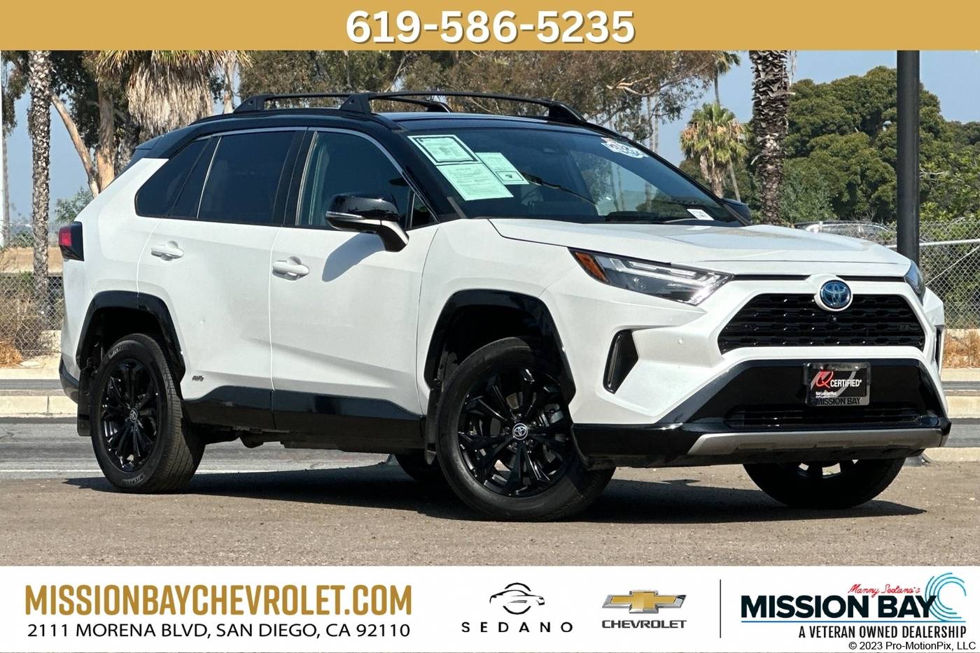 2023 Toyota RAV4 Hybrid XSE — SUV — 35,492 mi — San Diego, CA