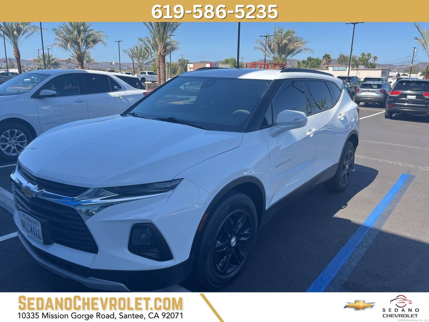 2022 Chevrolet Blazer 3LT — SUV — 85,182 mi — Santee, CA