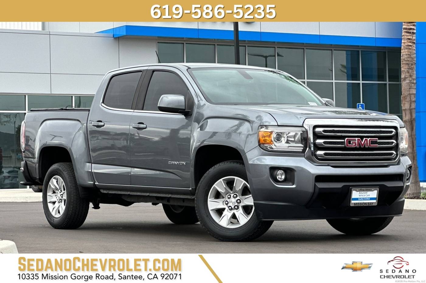2018 GMC Canyon SLE — Pickup Truck — 49,068 mi — Santee, CA
