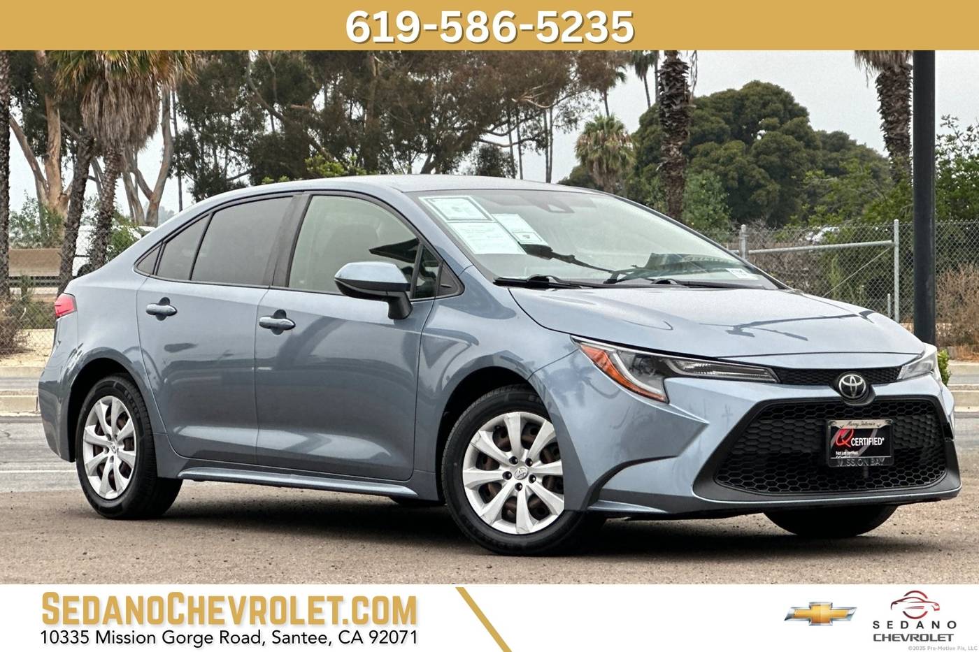2020 Toyota Corolla LE — Sedan — 112,963 mi — San Diego, CA