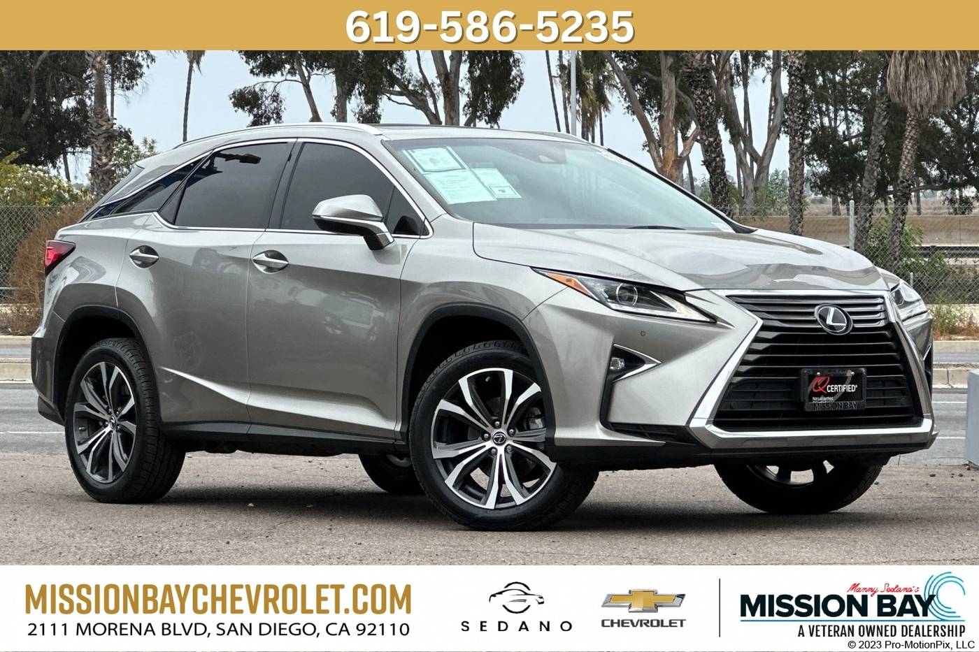 2019 Lexus RX RX 350 — SUV — 39,591 mi — San Diego, CA