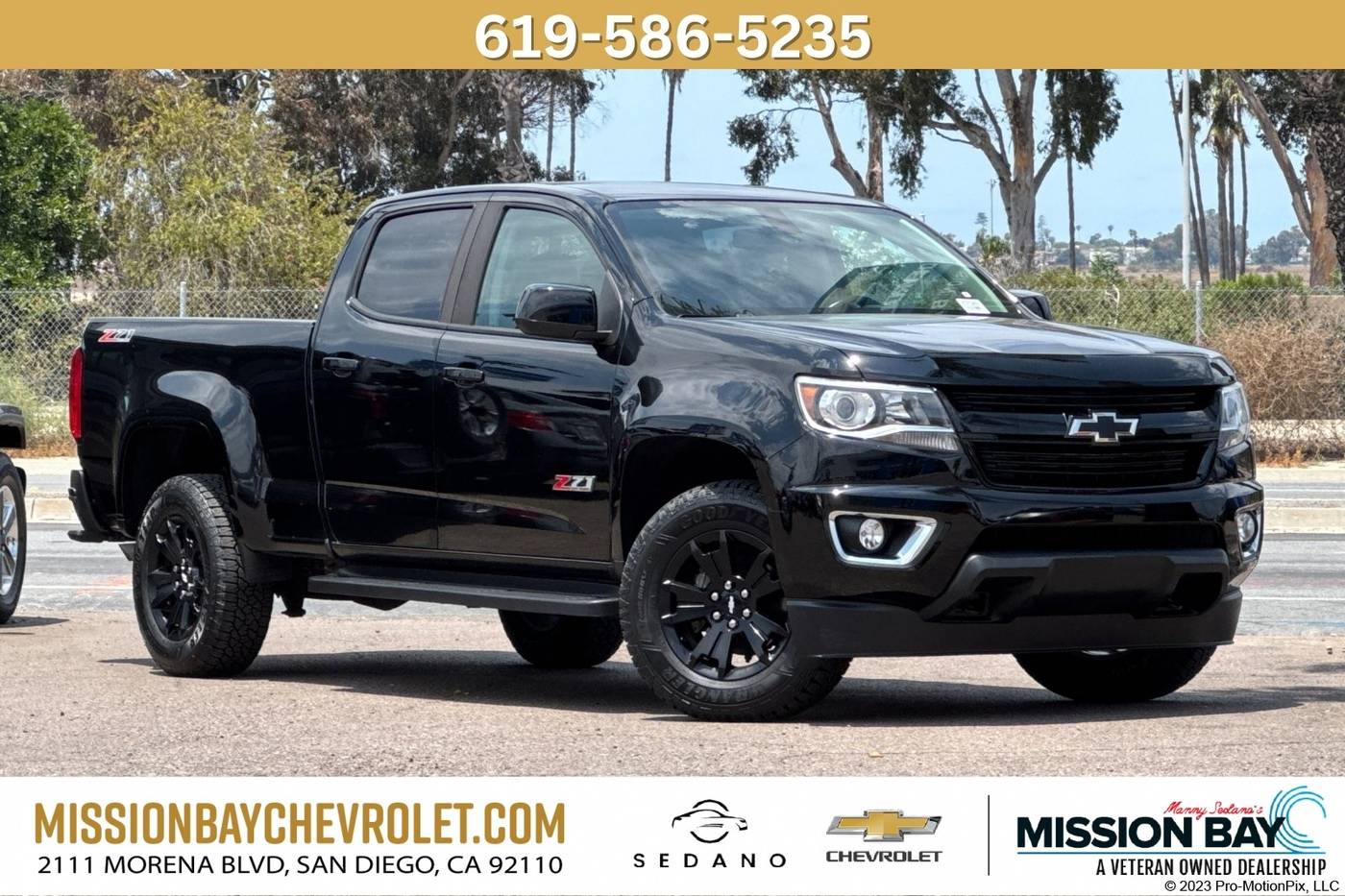 2017 Chevrolet Colorado Z71 — Pickup Truck — 34,511 mi — San Diego, CA
