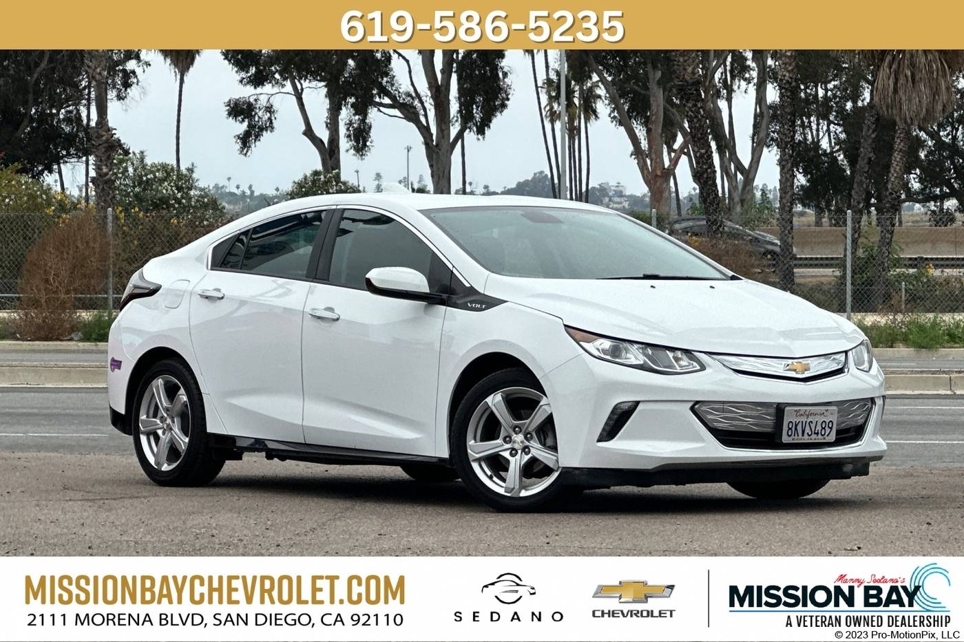 2019 Chevrolet Volt LT — Sedan — 54,099 mi — San Diego, CA