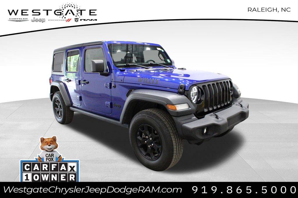 2020 Jeep Wrangler Willys — SUV — 40,258 mi — Raleigh, NC