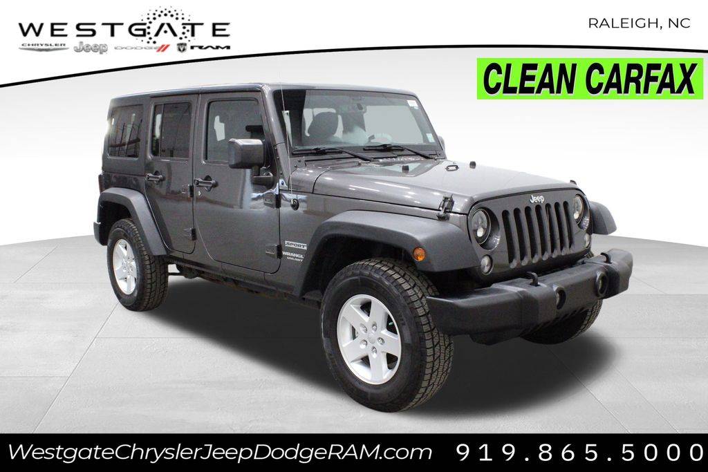 2017 Jeep Wrangler Sport — SUV — 78,315 mi — Raleigh, NC