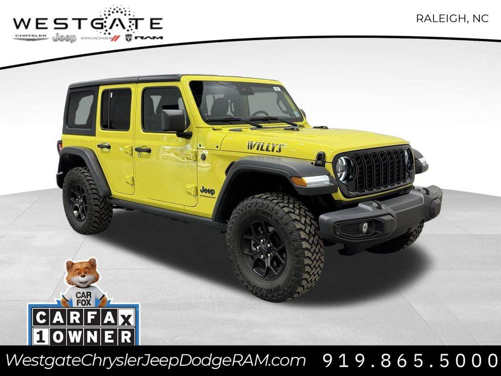 2024 Jeep Wrangler Willys — SUV — 18,167 mi — Raleigh, NC