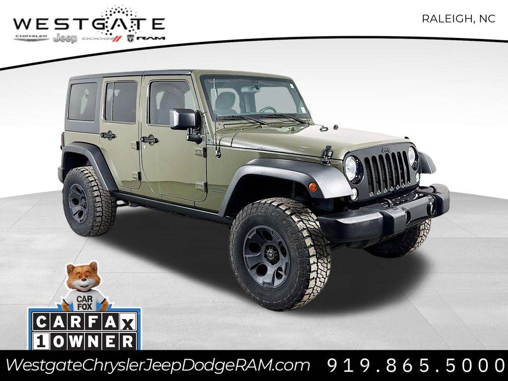 2016 Jeep Wrangler Willys Wheeler — SUV — 70,356 mi — Raleigh, NC