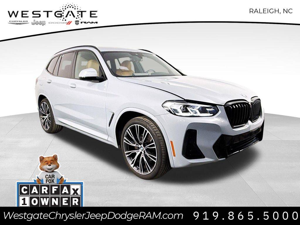 2022 BMW X3 30i — SUV — 30,228 mi — Raleigh, NC