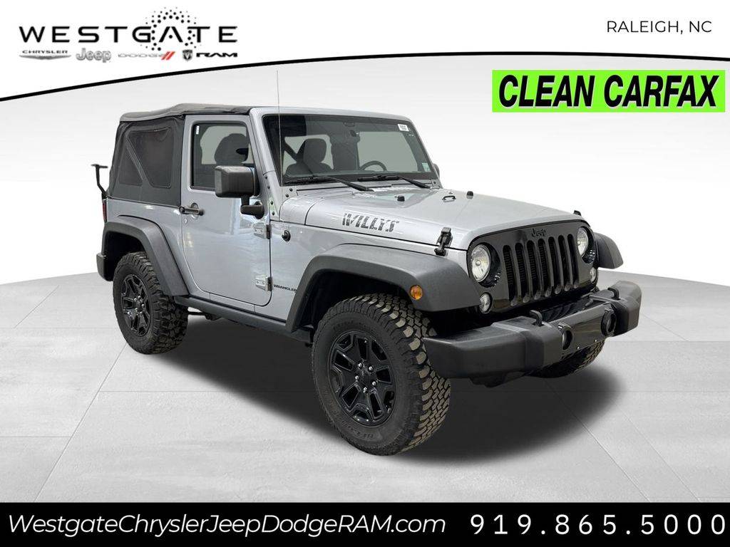 2018 Jeep Wrangler Willys Wheeler — SUV — 44,243 mi — Raleigh, NC