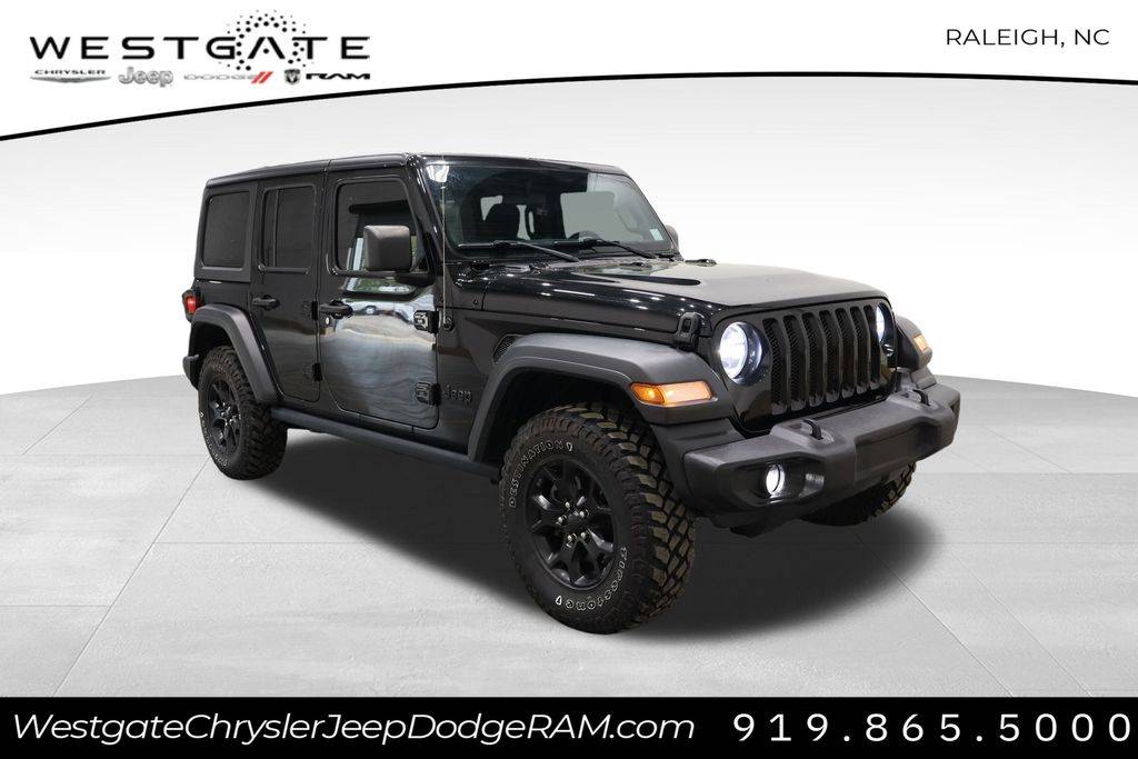 2020 Jeep Wrangler Willys — SUV — 75,076 mi — Raleigh, NC