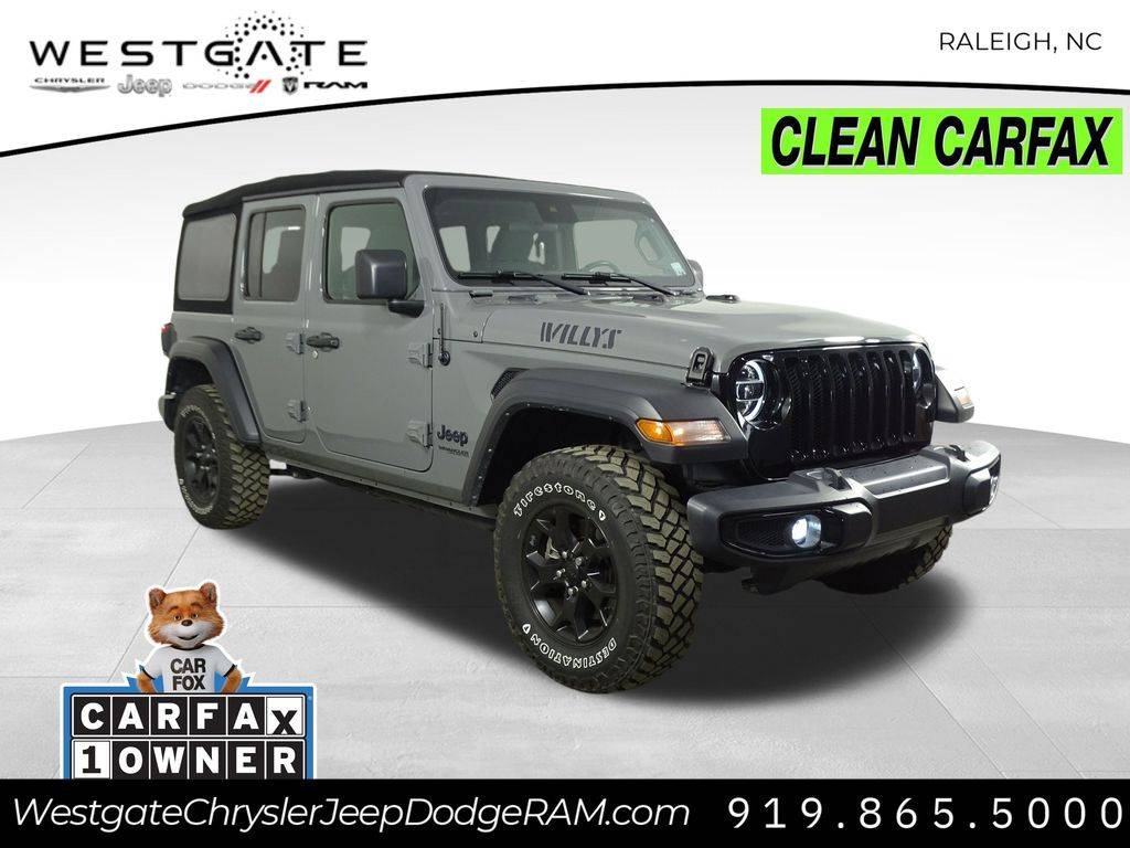 2021 Jeep Wrangler Willys — SUV — 24,781 mi — Raleigh, NC