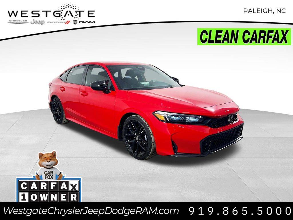 2025 Honda Civic Sport — Sedan — 13,600 mi — Raleigh, NC