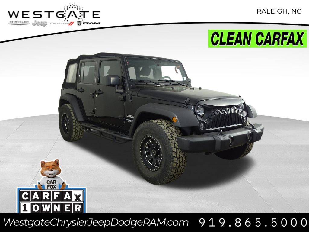 2016 Jeep Wrangler Sport — SUV — 45,428 mi — Raleigh, NC