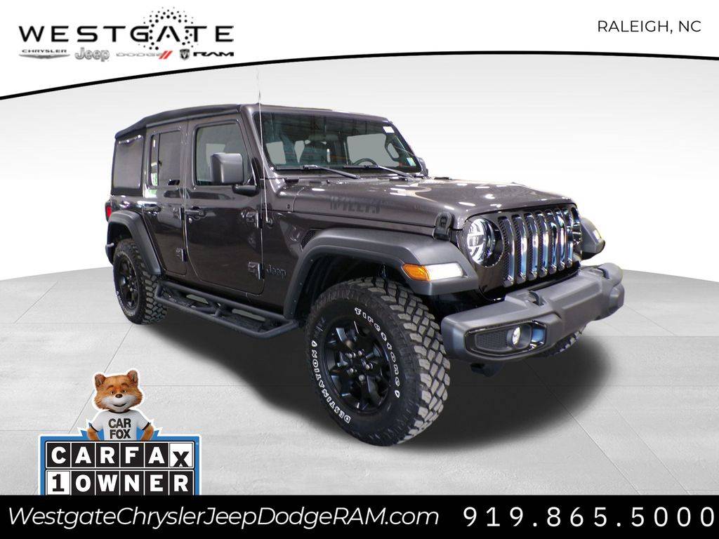 2022 Jeep Wrangler Willys — SUV — 7,413 mi — Raleigh, NC