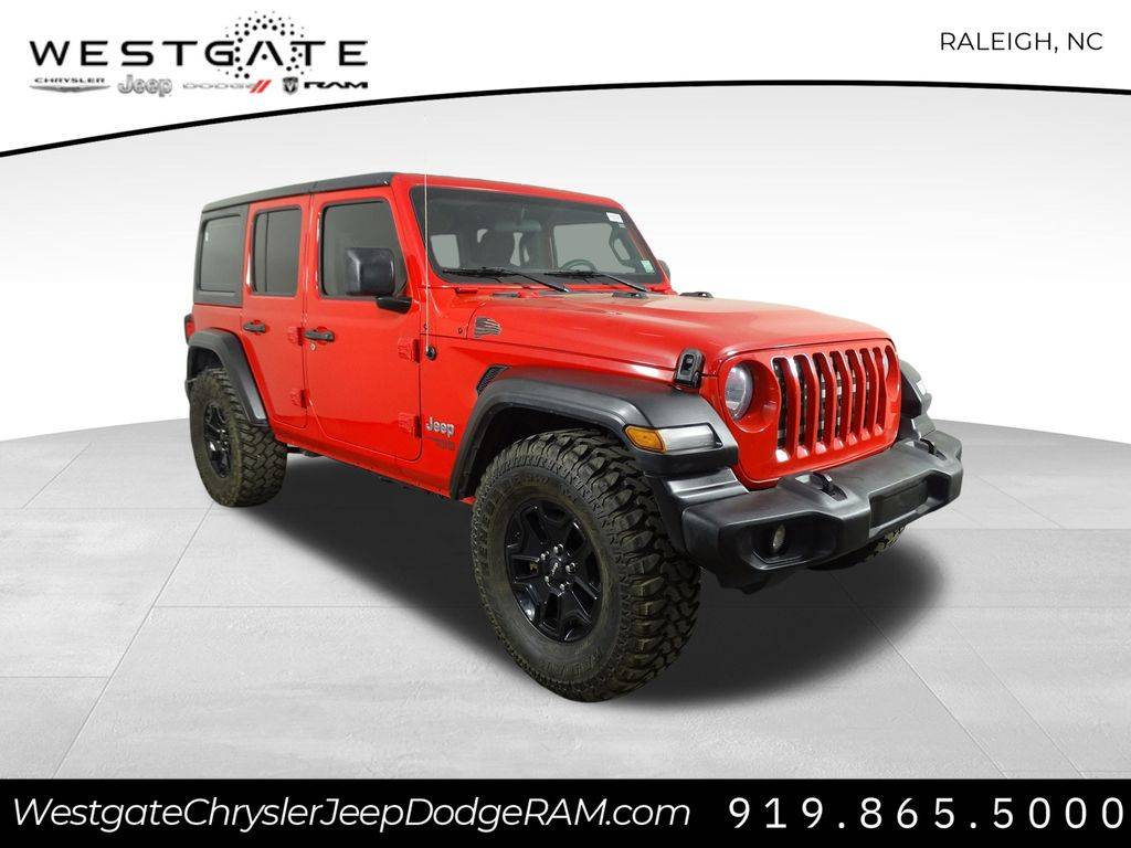 2018 Jeep Wrangler Sport — SUV — 65,605 mi — Raleigh, NC