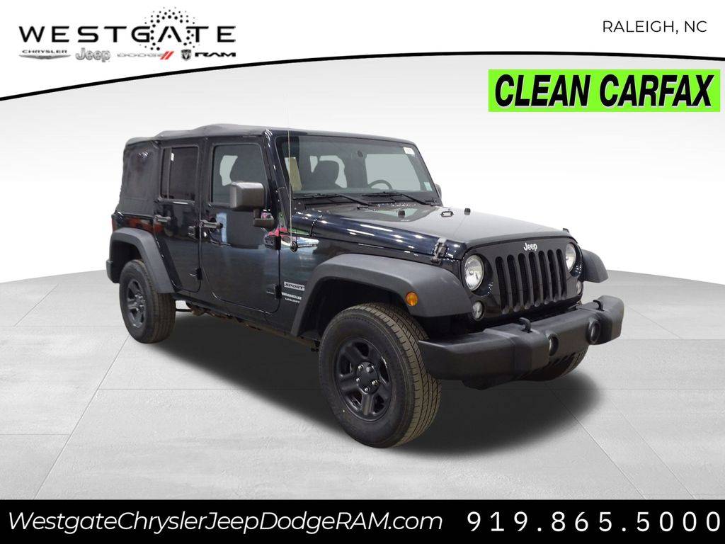 2018 Jeep Wrangler Sport — SUV — 48,518 mi — Raleigh, NC
