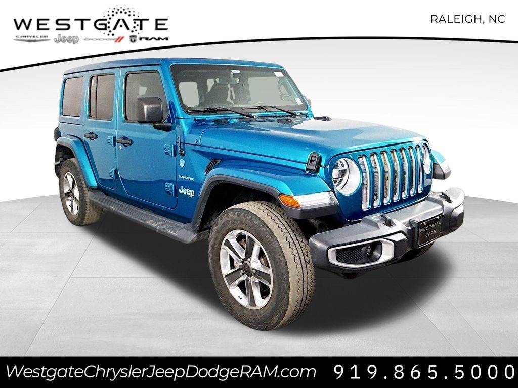2020 Jeep Wrangler Sahara — SUV — 73,890 mi — Raleigh, NC