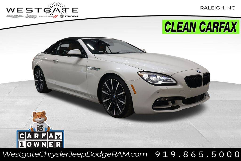 2018 BMW 6 Series 650i — Convertible — 74,786 mi — Raleigh, NC