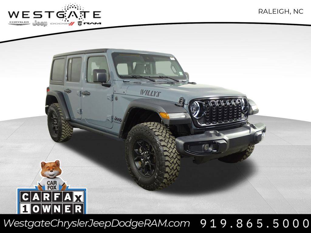 2024 Jeep Wrangler Willys — SUV — 17,707 mi — Raleigh, NC