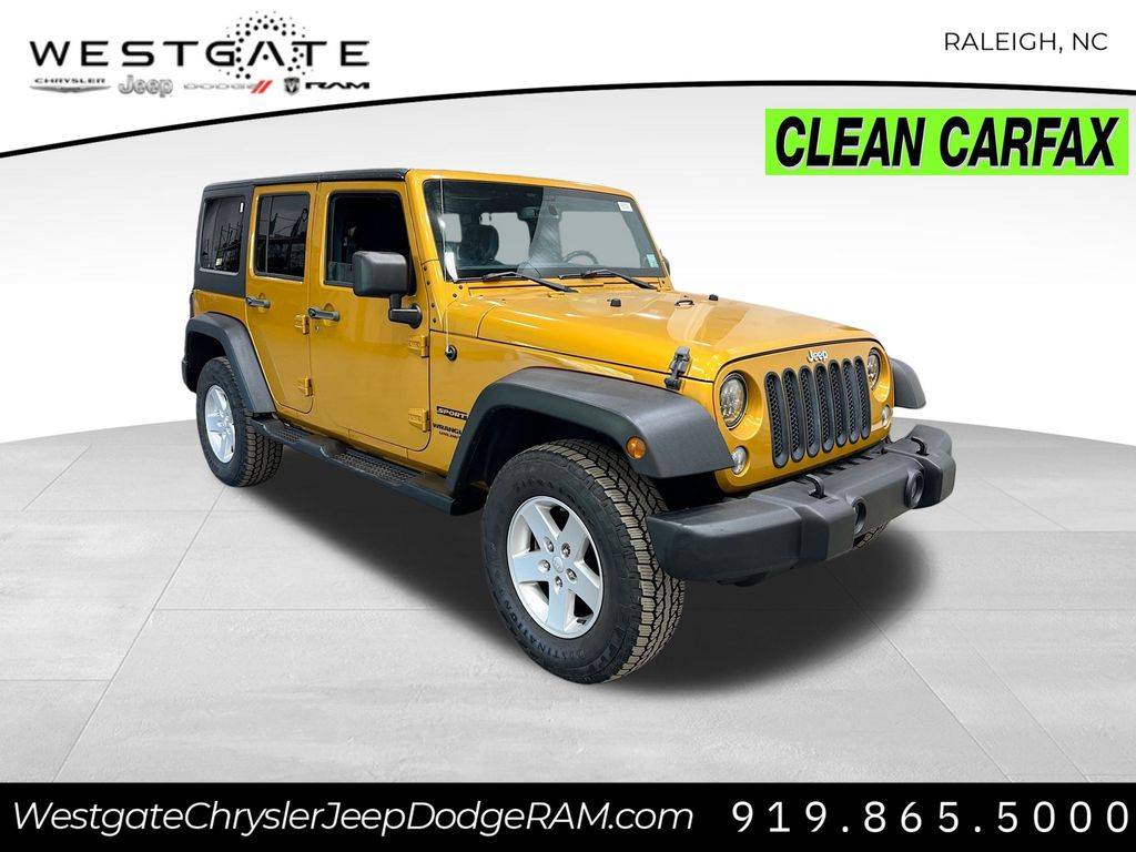 2014 Jeep Wrangler Sport — SUV — 109,614 mi — Raleigh, NC