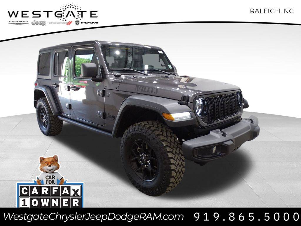 2024 Jeep Wrangler Willys — SUV — 24,517 mi — Raleigh, NC