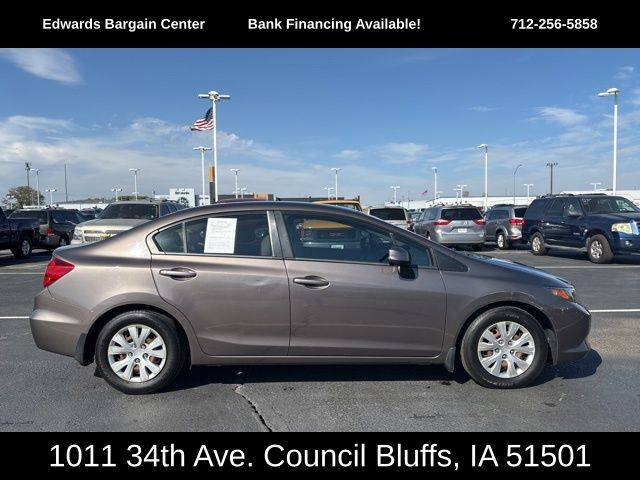2012 Honda Civic LX — Sedan — 62,408 mi — Council Bluffs, IA
