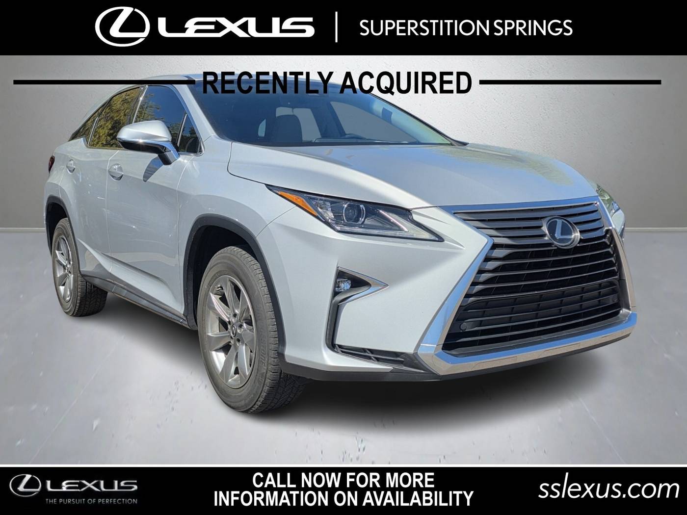 2018 Lexus RX RX 350 — SUV — 52,430 mi — Mesa, AZ