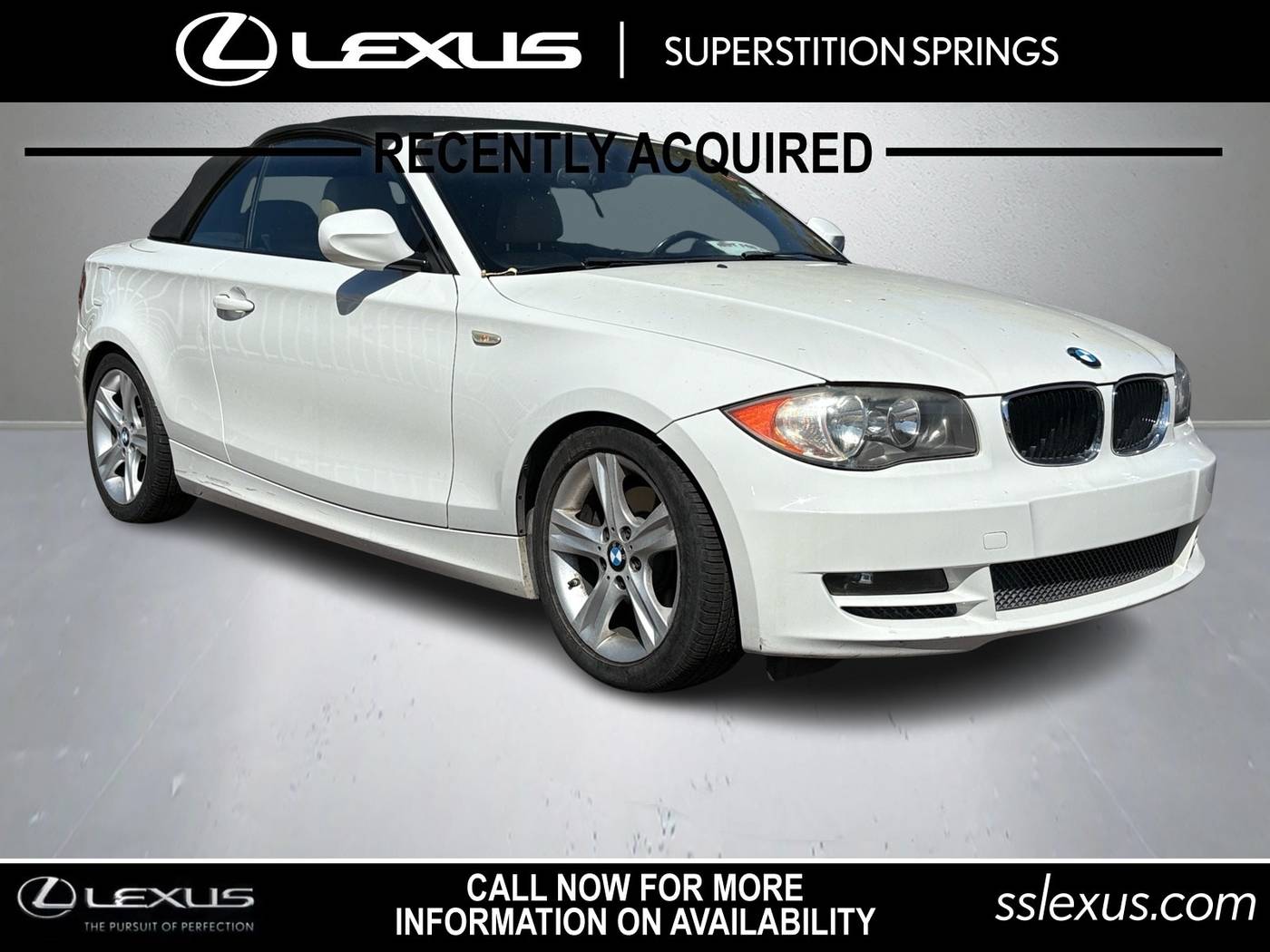 2011 BMW 1 Series 128i — Convertible — 118,927 mi — Mesa, AZ