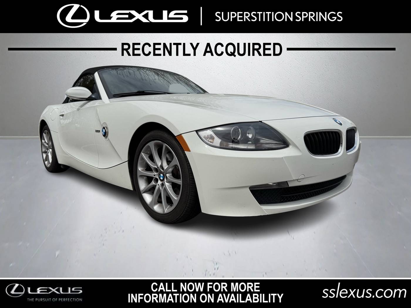 2008 BMW Z4 3.0i — Convertible — 71,287 mi — Mesa, AZ