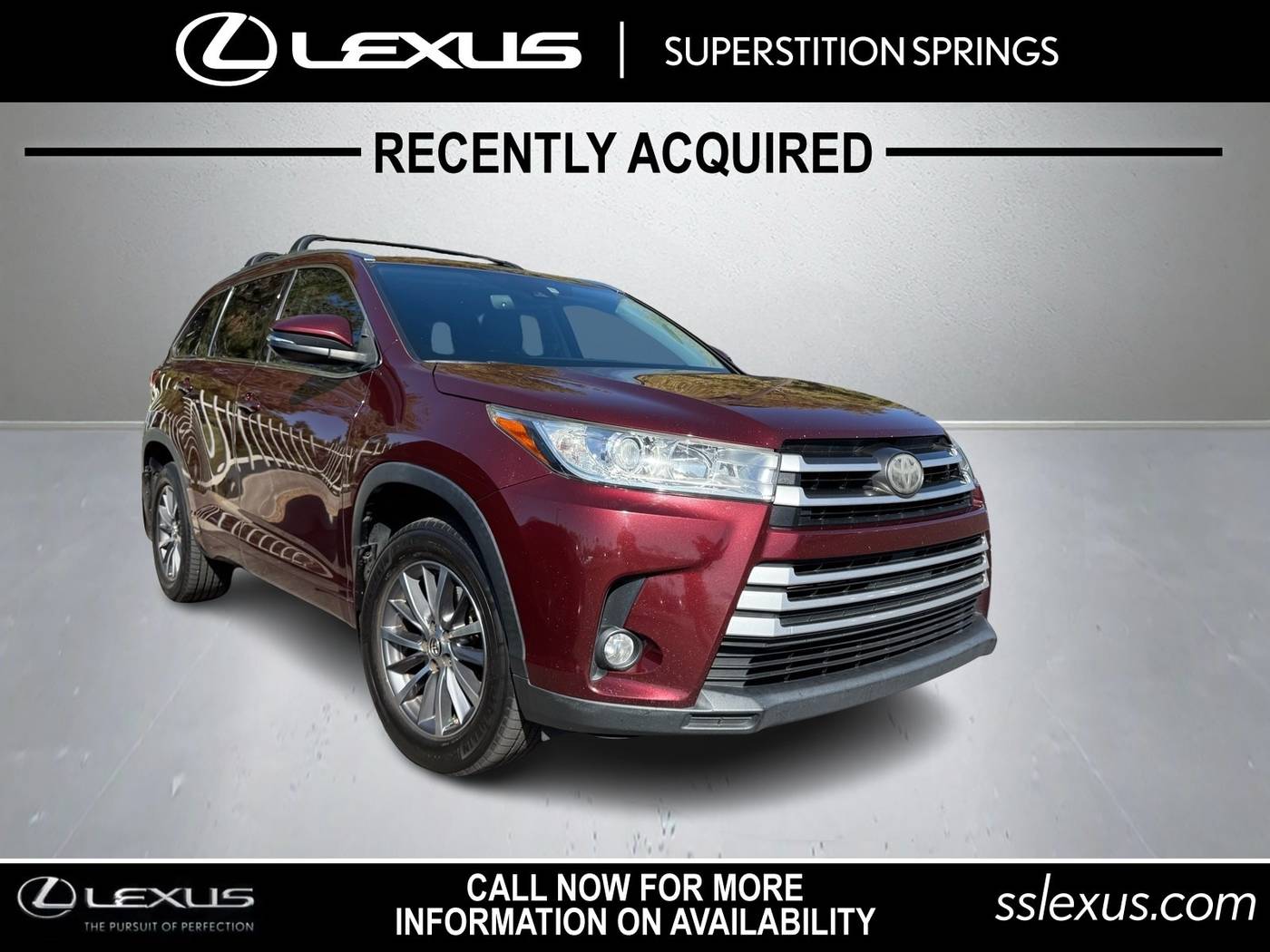 2017 Toyota Highlander XLE — SUV — 198,592 mi — Mesa, AZ