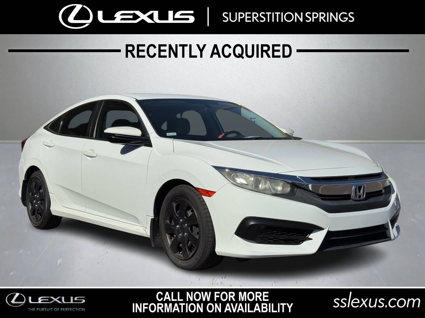 2016 Honda Civic LX — Sedan — 129,464 mi — Mesa, AZ