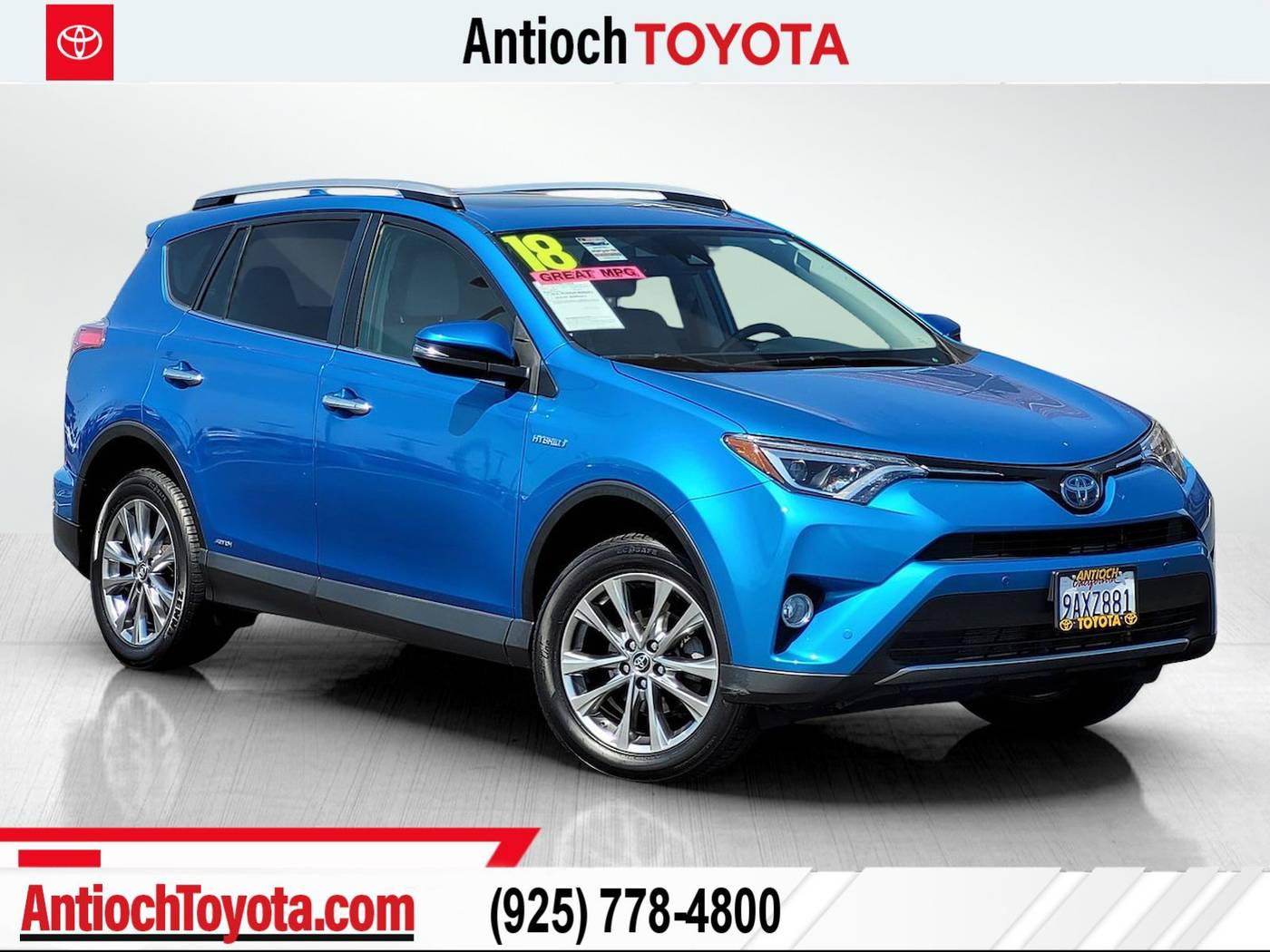 2018 Toyota RAV4 Hybrid Limited — SUV — 59,372 mi — Antioch, CA