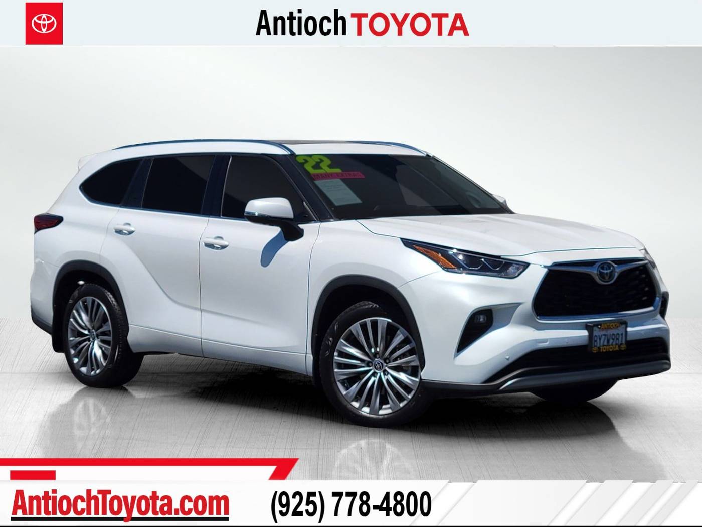 2022 Toyota Highlander Platinum — SUV — 70,961 mi — Antioch, CA