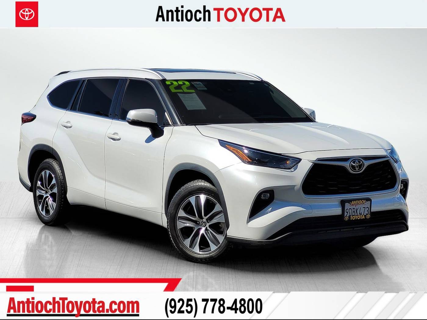 2022 Toyota Highlander XLE — SUV — 59,040 mi — Antioch, CA