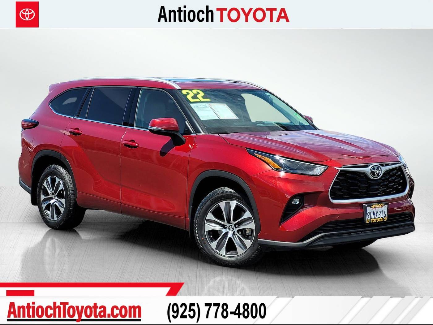 2022 Toyota Highlander XLE — SUV — 18,333 mi — Antioch, CA