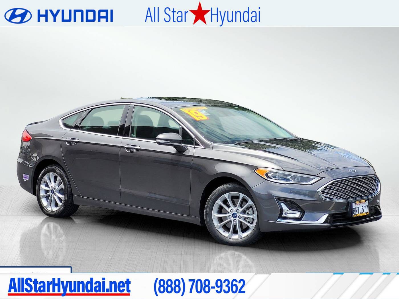 2019 Ford Fusion Energi Titanium — Sedan — 8,783 mi — Pittsburg, CA
