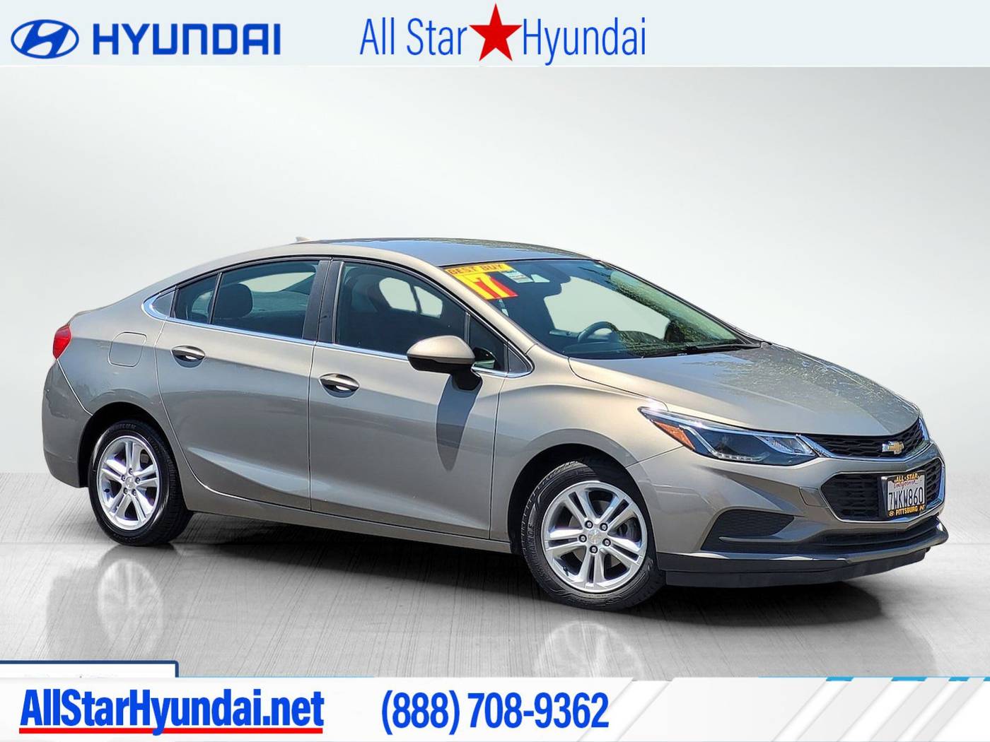 2017 Chevrolet Cruze LT — Sedan — 112,034 mi — Pittsburg, CA