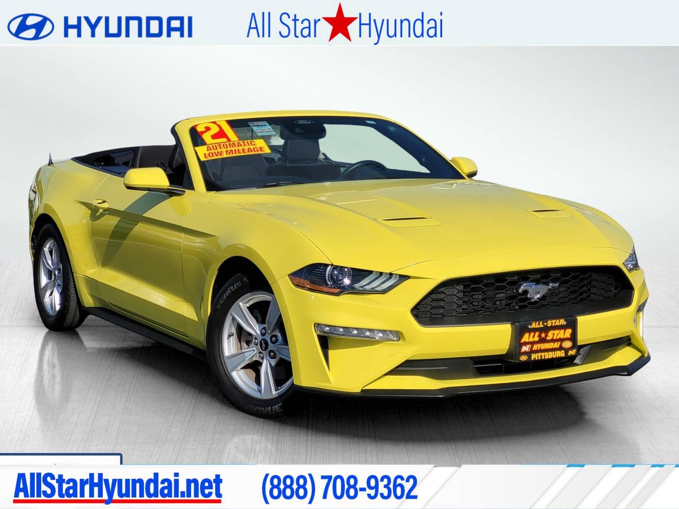 2021 Ford Mustang EcoBoost — Convertible — 31,967 mi — Pittsburg, CA
