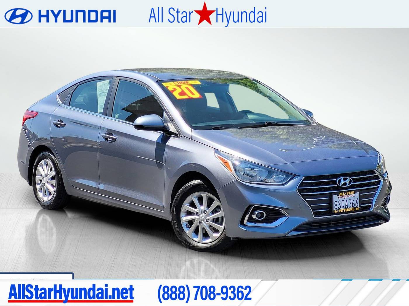 2020 Hyundai Accent SEL — Sedan — 25,970 mi — Pittsburg, CA