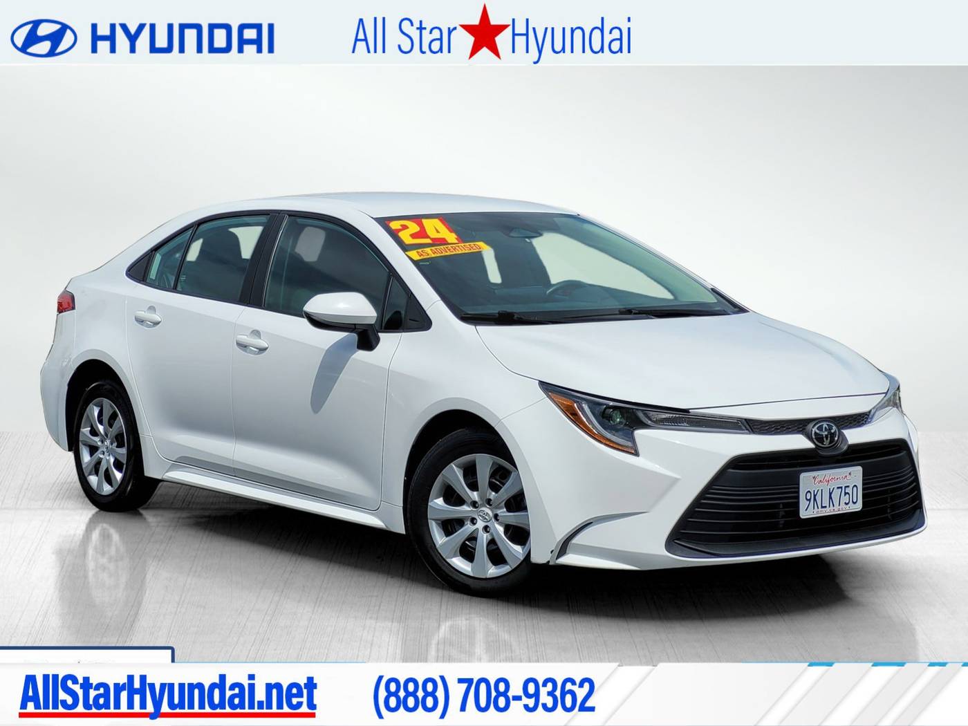 2024 Toyota Corolla LE — Sedan — 20,924 mi — Pittsburg, CA