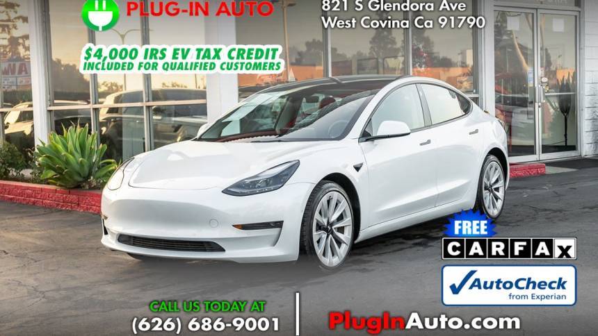 2021 Tesla Model 3 Standard Range Plus — Sedan — 50,188 mi — West Covina, CA